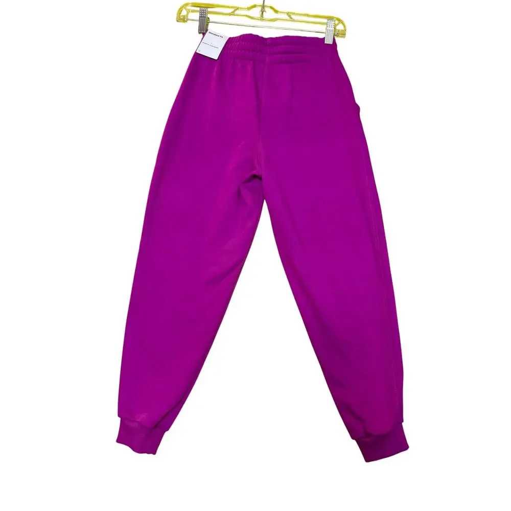 NWT - Nike - Girls Fleece Joggers - Hot Fuchsia - Size Med.